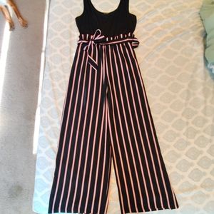 Black and pink striped romper Juniors XL
